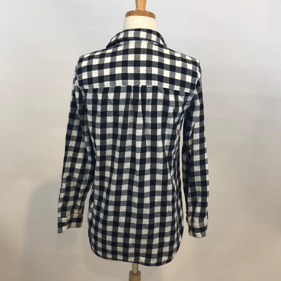 Madewell Ex Boyfriend Plaid Flannel Button Down - Picture 2 of 3